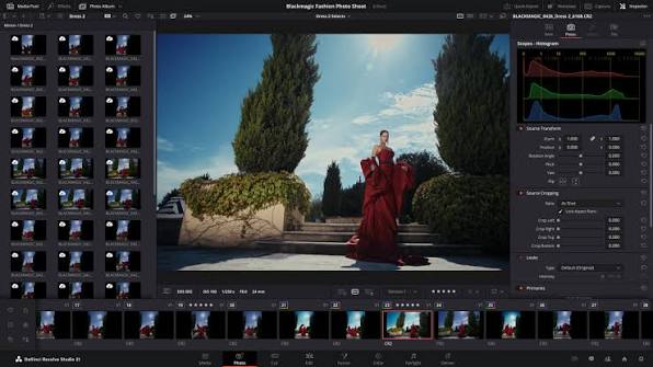 DaVinci Resolve Studio 21 Mac screenshot