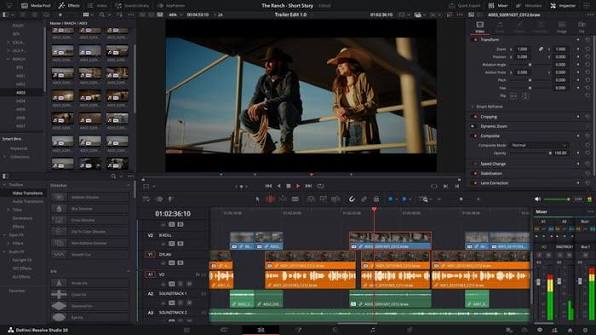 DaVinci Resolve Studio 21 Mac screenshot